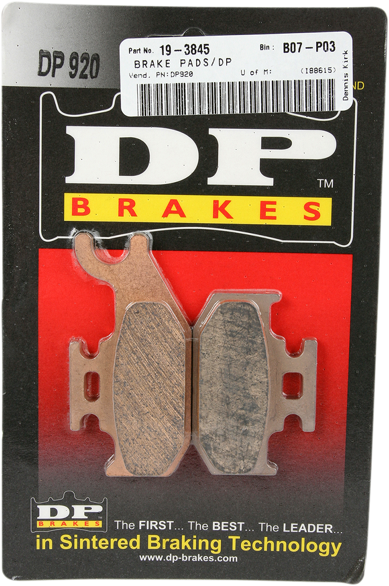 DP BRAKES Sintered Brake Pads DP920 - Cycle City Outdoors