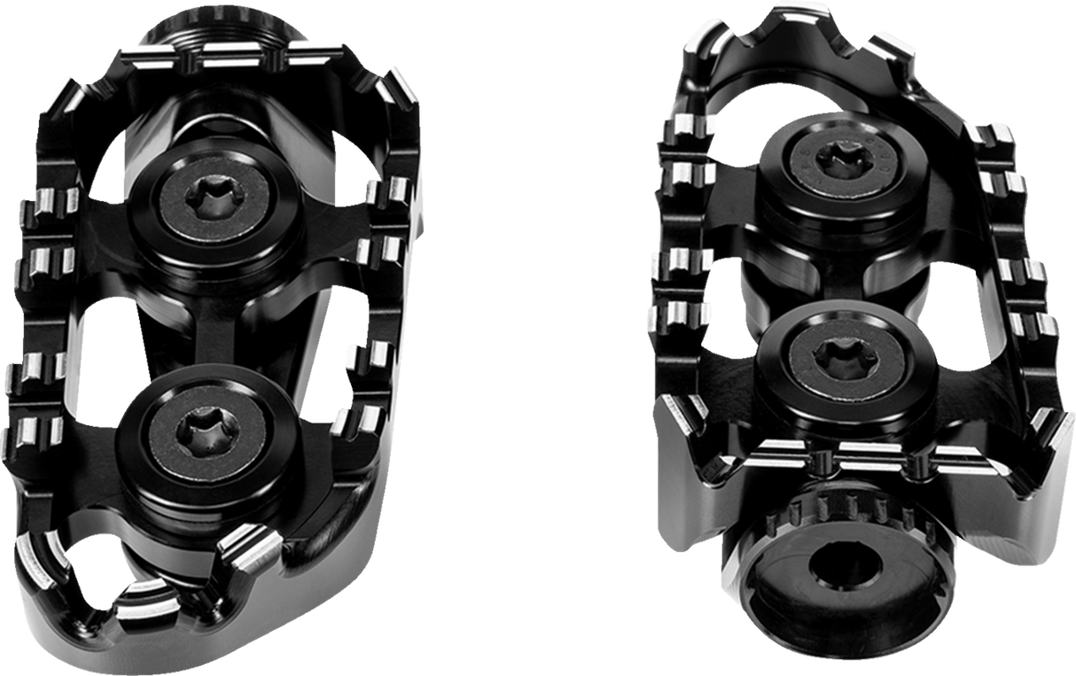 GILLES TOOLING Tech-X Enduro Footpeg - Driver - Black RGK-510-UF35-SET-B
