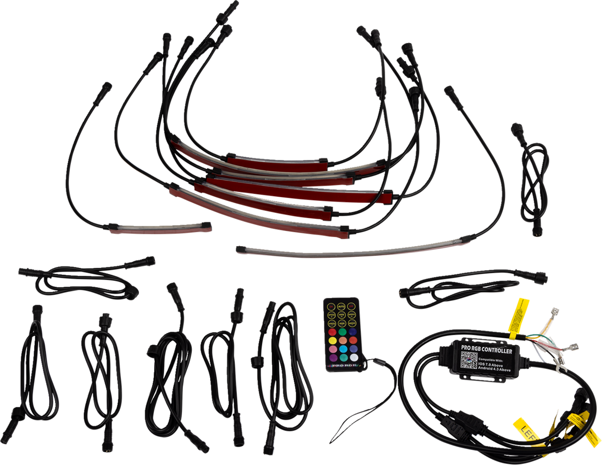 MOOSE OFFROAD Underglow Kit - 8 PC 75-200-MSE