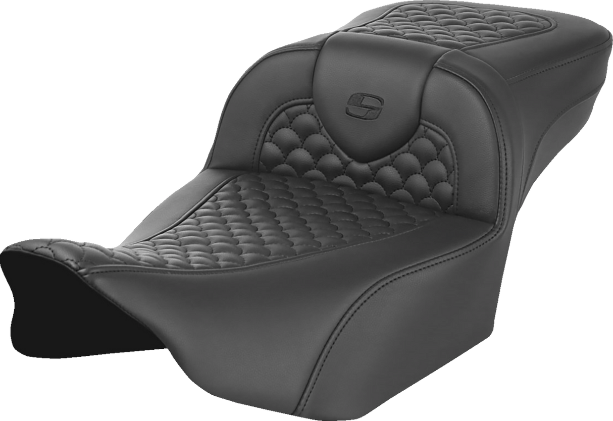 SADDLEMEN Roadsofa* Seat - Scallop Stitch - Extended Reach - FLTR/FLHX '23-'24 - Part 823-07-20900