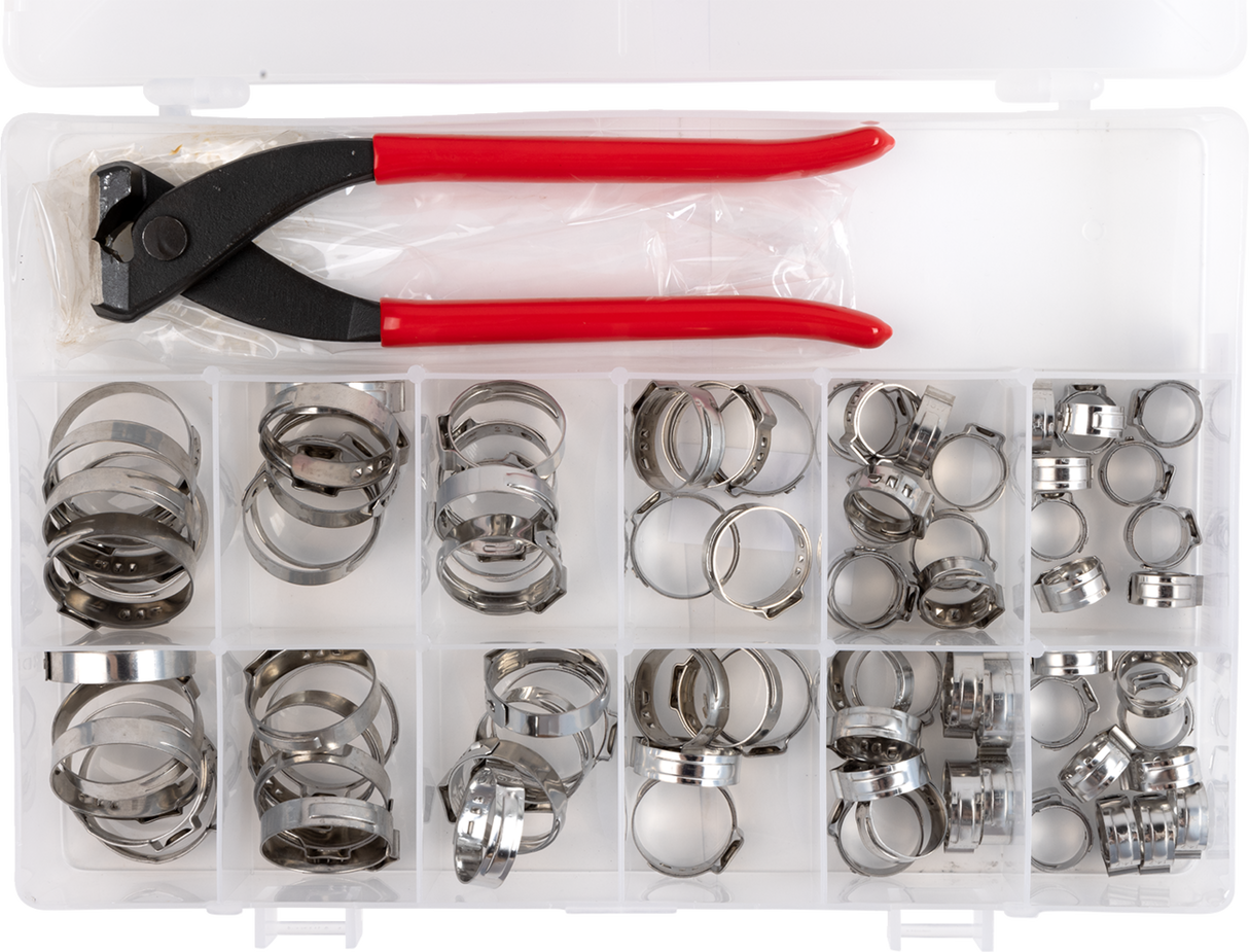 MOOSE OFFROAD Ear Clamp with Jaw Pincer - Assortment - Kit T03-6243K