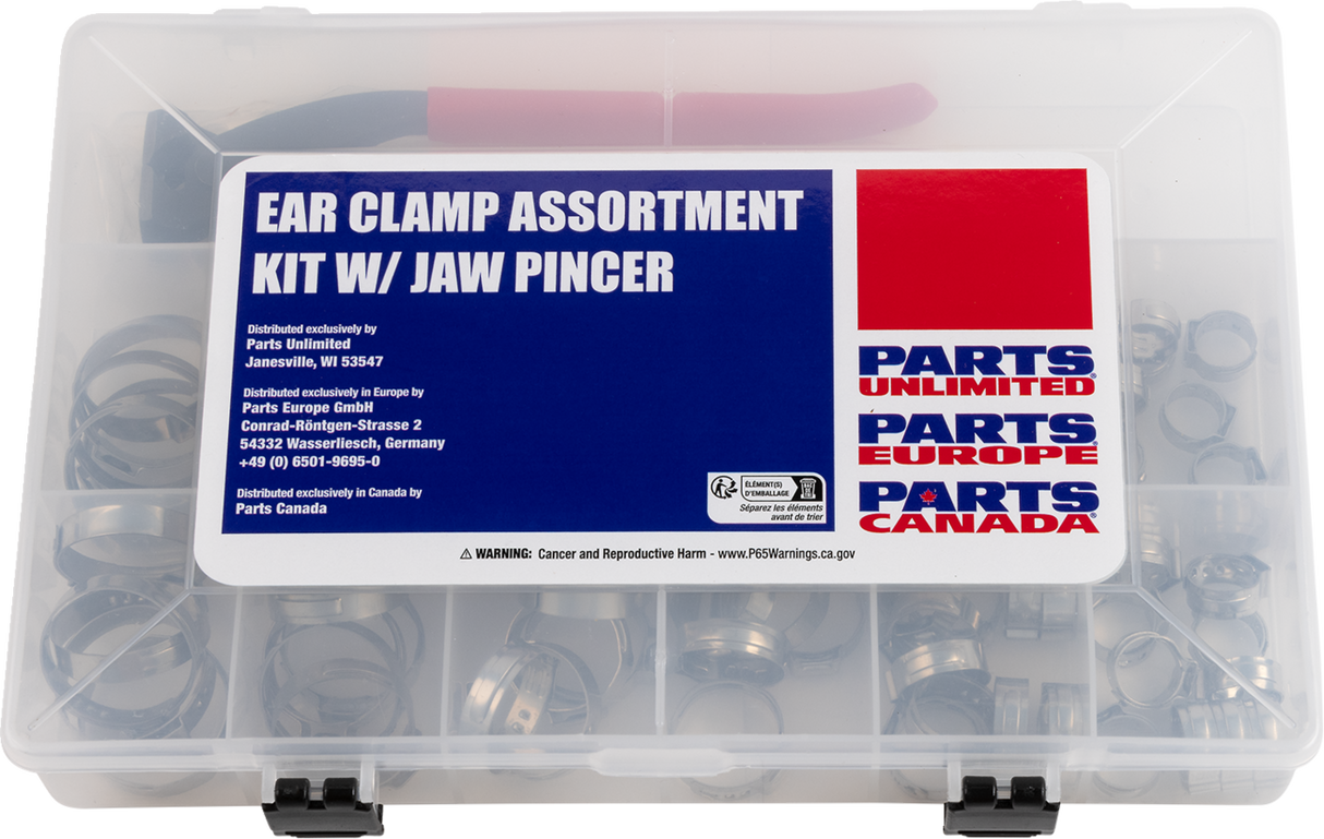MOOSE OFFROAD Ear Clamp with Jaw Pincer - Assortment - Kit T03-6243K
