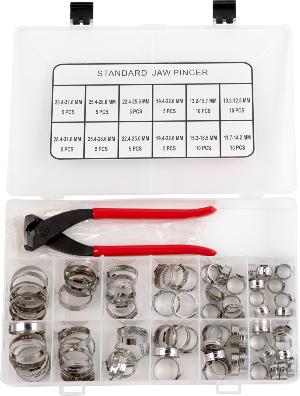 MOOSE OFFROAD Ear Clamp with Jaw Pincer - Assortment - Kit T03-6243K