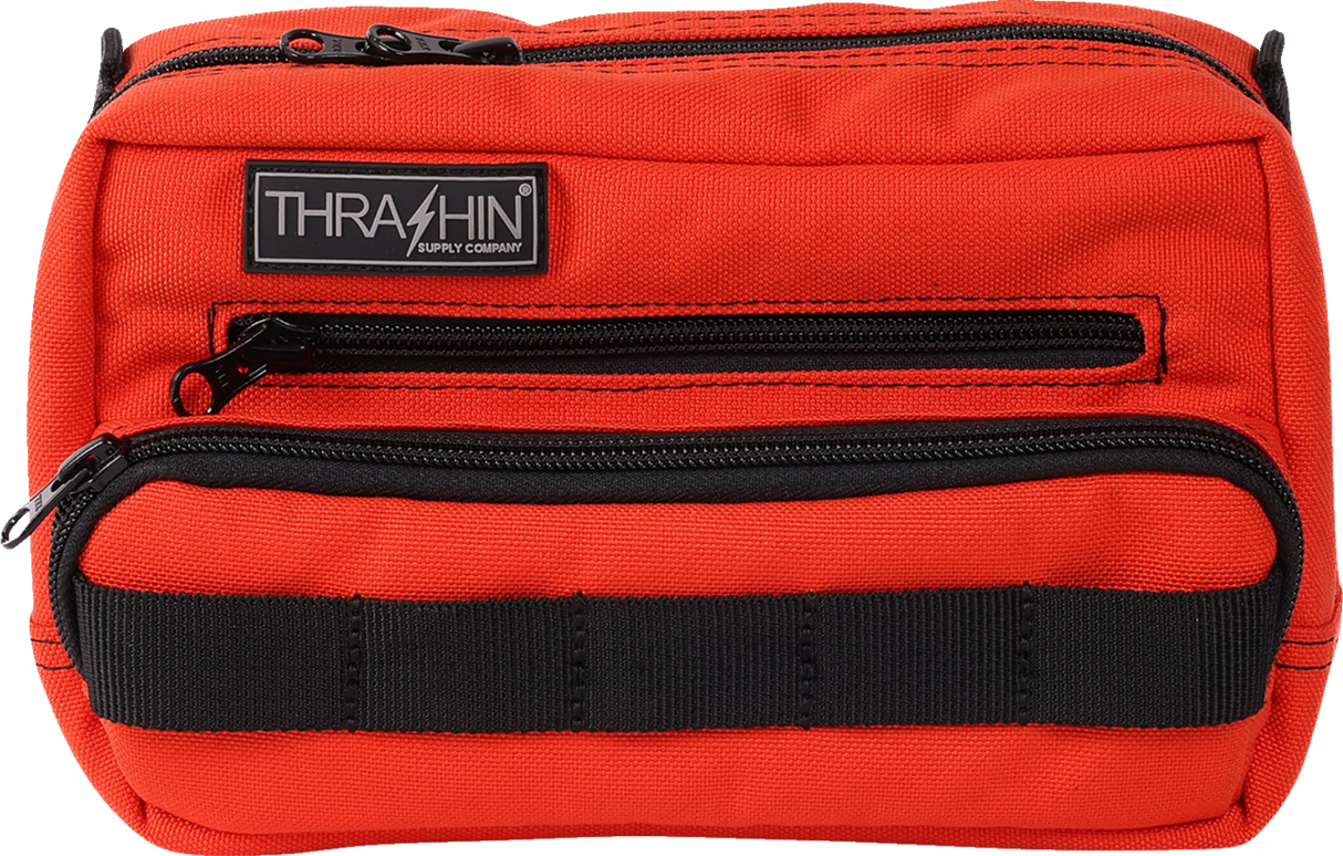 THRASHIN SUPPLY CO. Handlebar Bag Plus - Orange THB-0028