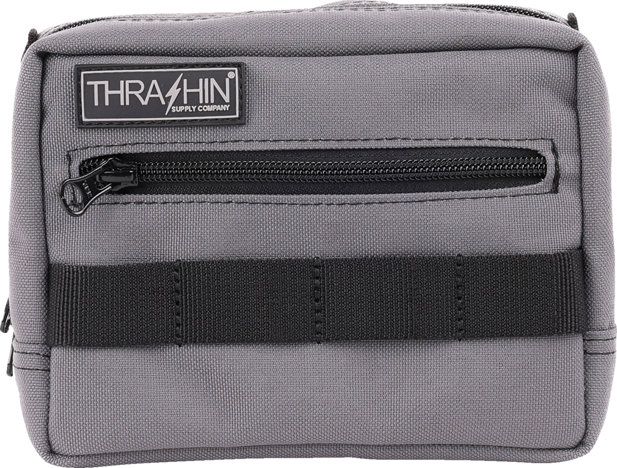 THRASHIN SUPPLY CO. Handlebar Bag - Gray THB-0016