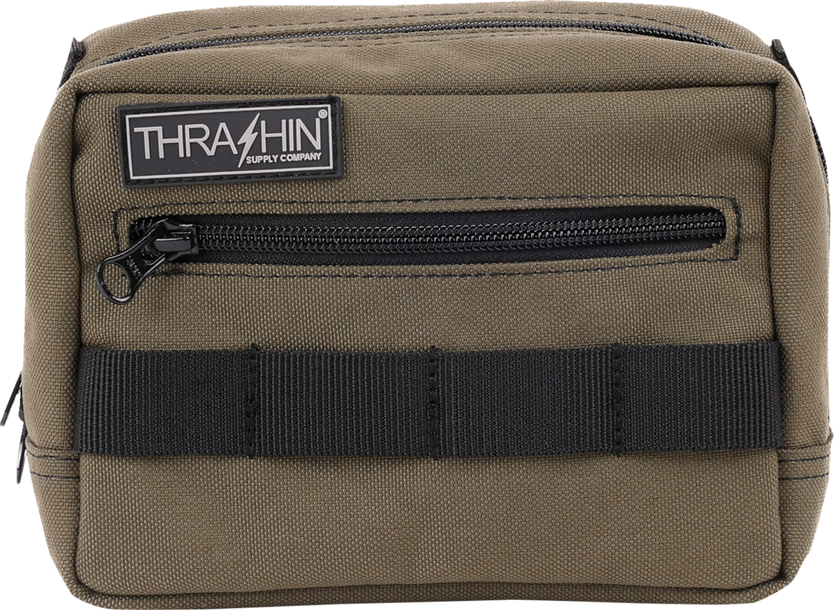 THRASHIN SUPPLY CO. Handlebar Bag - Green THB-0007
