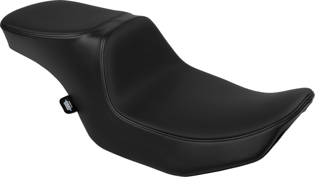DRAG SPECIALTIES Predator 2-Up Seat - Smooth Solar Leather - FLTR/FLHX '23-'24 - Part 4692E