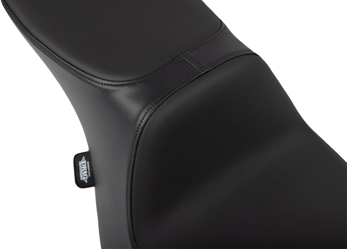 DRAG SPECIALTIES Predator 2-Up Seat - Smooth Solar Leather - FLTR/FLHX '23-'24 - Part 4692E