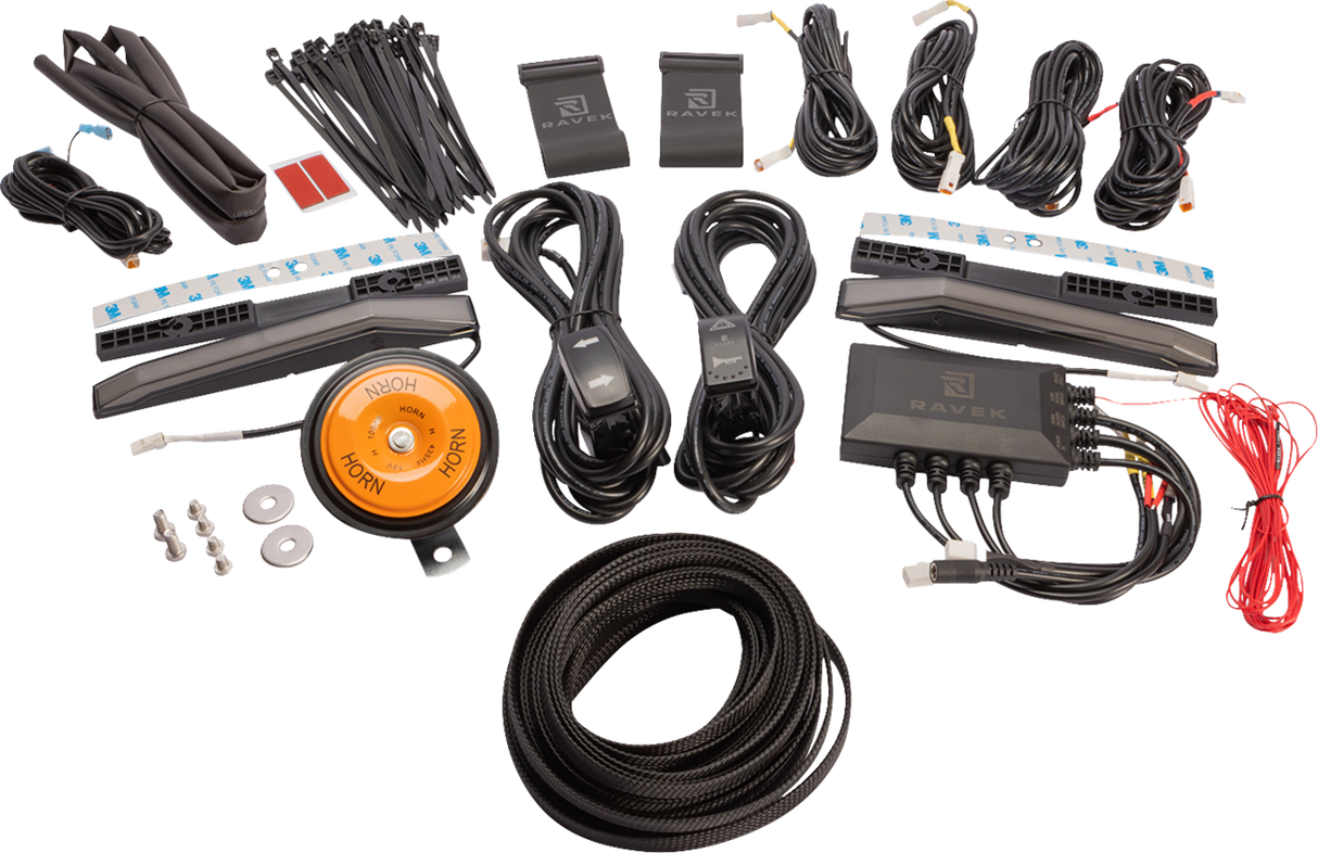 RAVEK Turn Signal Kit - White Running Light - Wolverine X4 69-105
