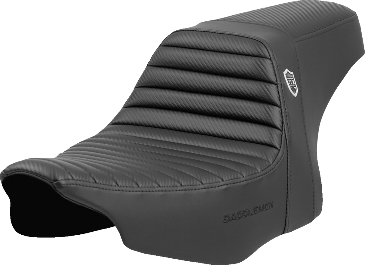 SADDLEMEN Pro Series SDC Performance Seat - w/o Backrest - Tuck-n-Roll - FLH/FLT '23-'24 SC82307T
