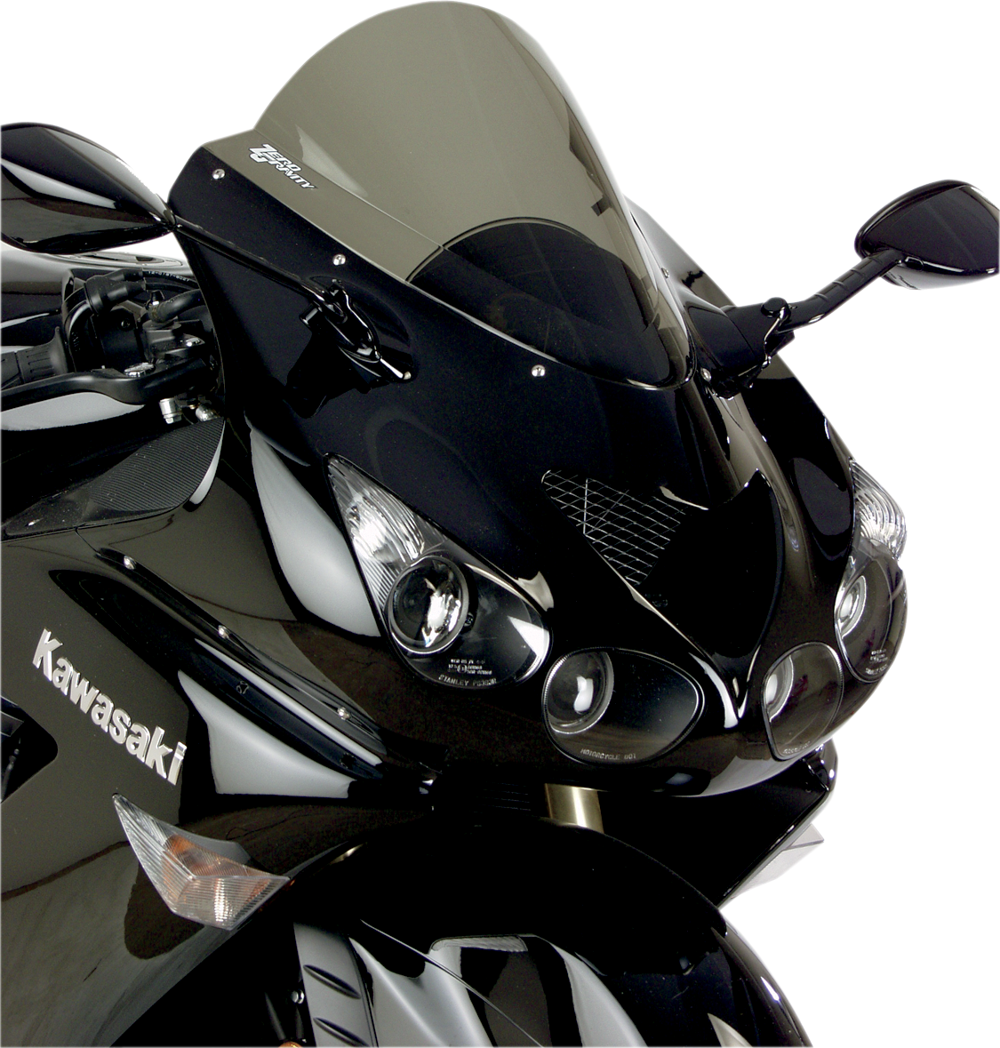 Zero Gravity 16-274-02 Double Bubble Windscreen - Smoke - ZX-14/R | Street
