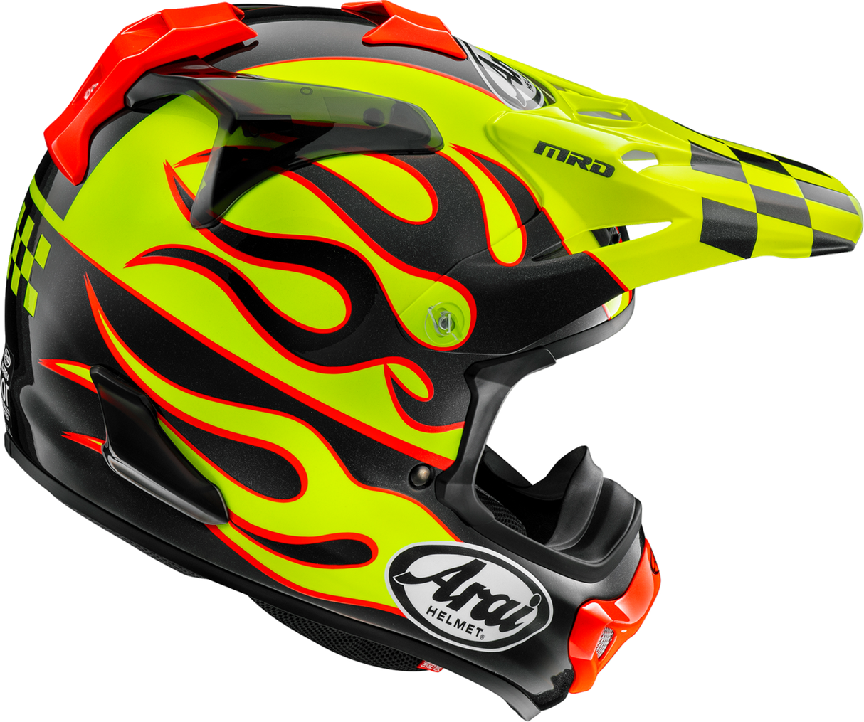 ARAI HELMETS VX-Pro4 Helmet - Flame - Yellow - XL 0110-8963