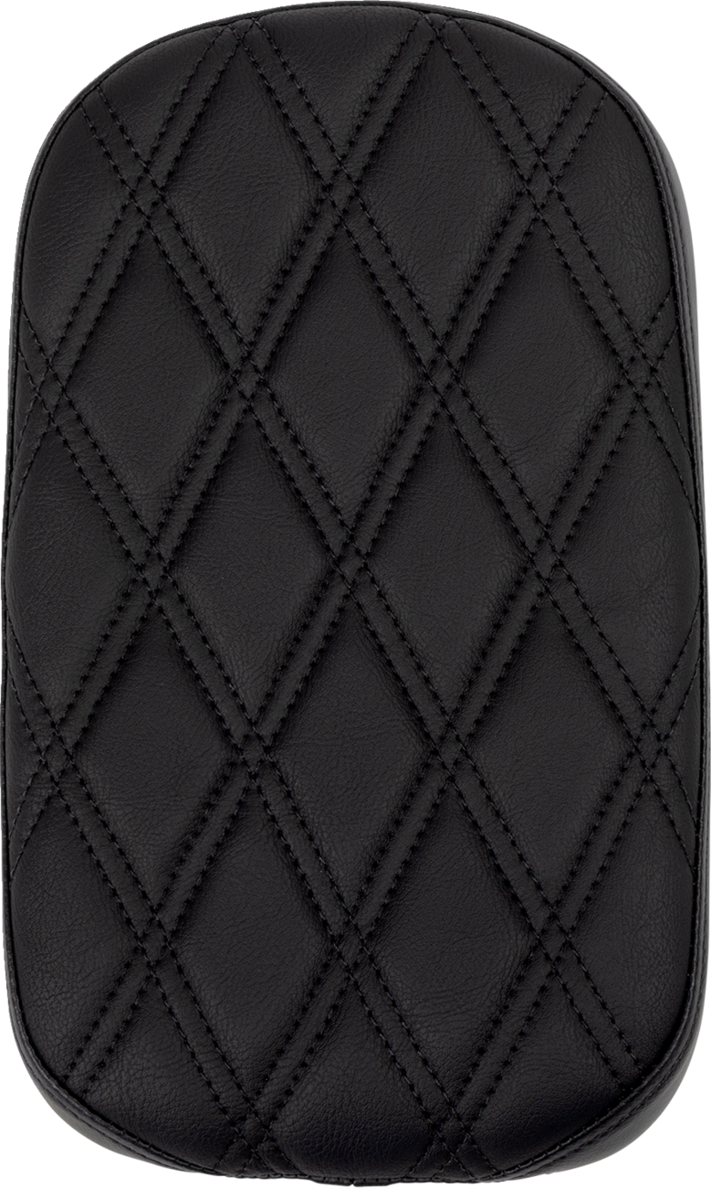 DRAG SPECIALTIES Rear Solo Seat - Wide - Double Diamond - Black Stitch - FLH/FLT '97-'23 4700B