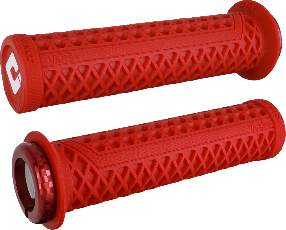 ODI Vans v2.1 Lock-On Grips - PWC - Red/Red D33VNR-R