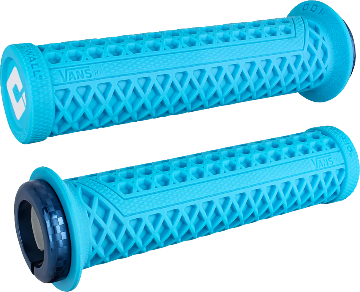 ODI Vans v2.1 Lock-On Grips - PWC - Light Blue/Blue D33VNLU-U