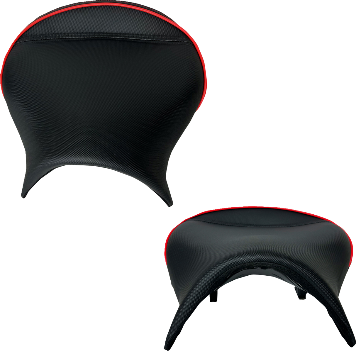 SHOW CHROME Ryker Combat Seat - Black w/ Red Trim - Can-Am Ryker 41-429