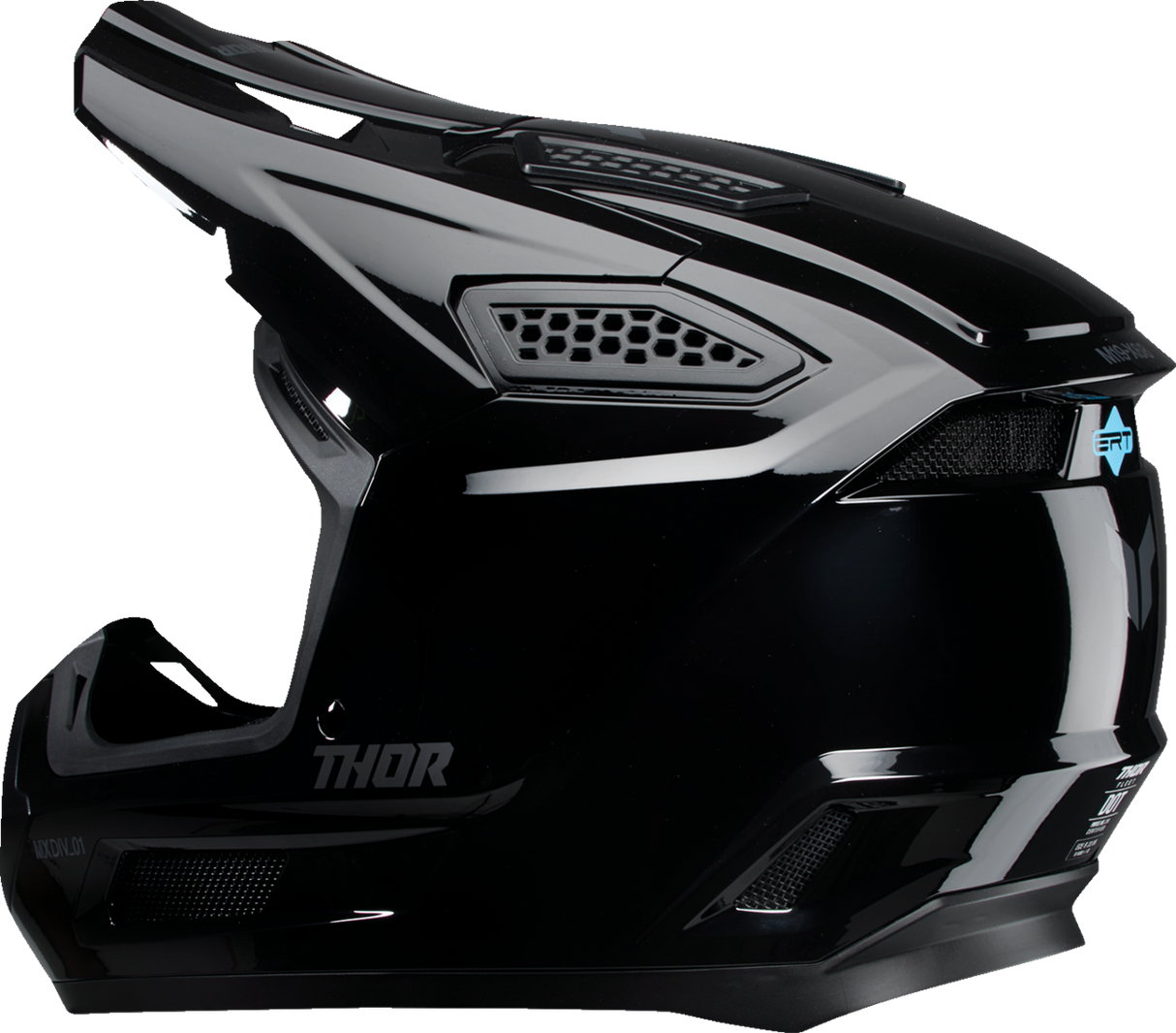 THOR Fleet Helmet - Blackout - Gloss Black - Small 0110-8965