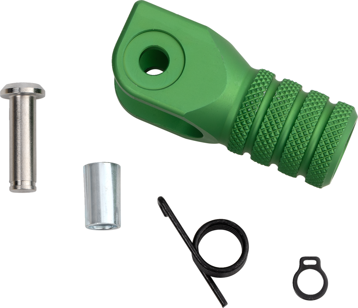 MOOSE OFFROAD Knurled Shift Lever Tip - 0 mm - Green 81-0000-02-30