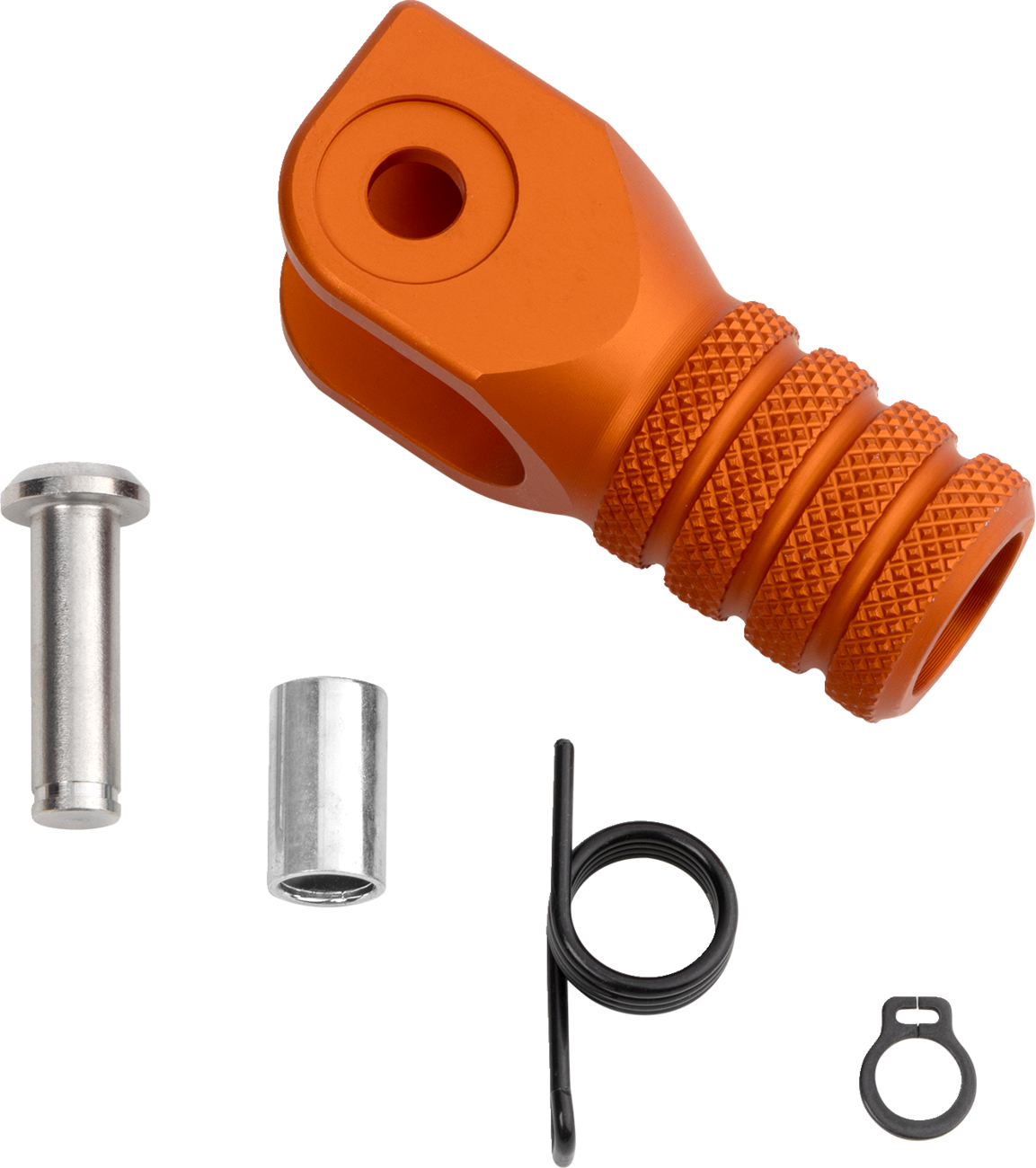 MOOSE OFFROAD Knurled Shift Lever Tip - 0 mm - Orange 81-0000-02-40