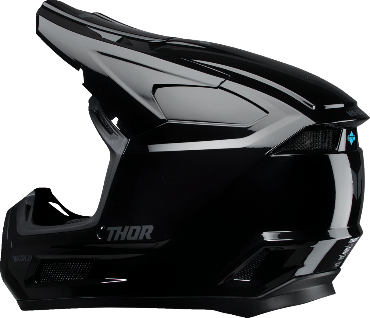 THOR Youth Fleet Helmet - Blackout - Gloss Black - Large 0111-1697
