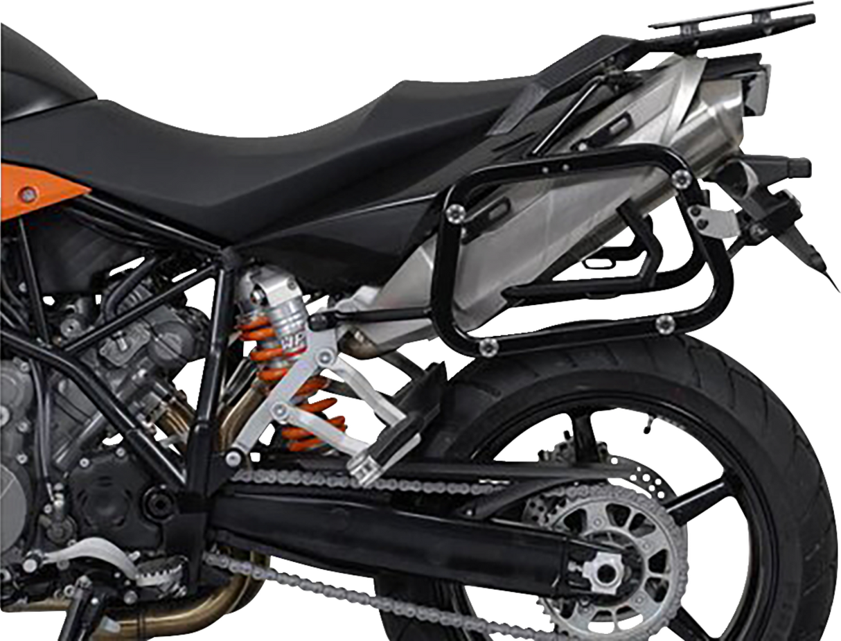 SW-MOTECH TRAX ADV Aluminum Case System - Silver - KTM Super Moto 950/SMR/SMT 990 '05-'13 KFT.04.621.70000/S