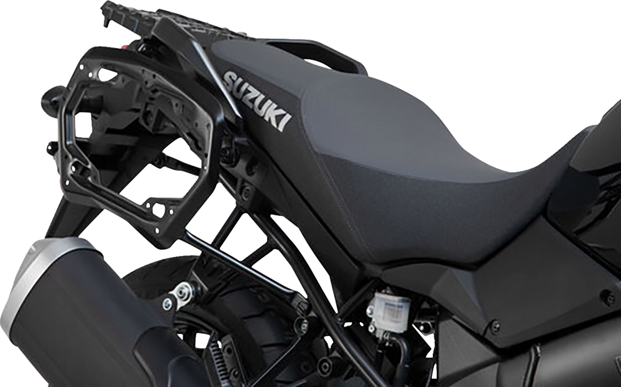 SW-MOTECH TRAX ADV Aluminum Case System - Silver - Suzuki V-Strom 1000 '14-'19 KFT.05.440.70001/S