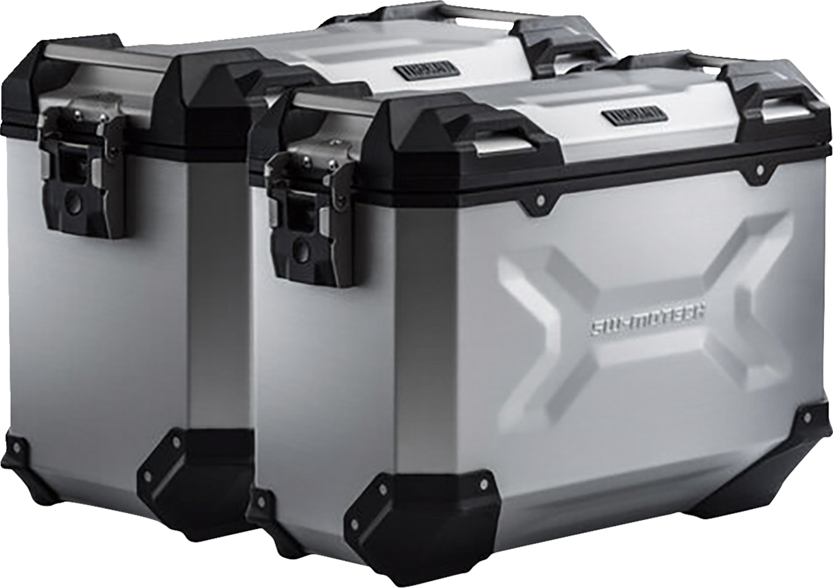 SW-MOTECH TRAX ADV Aluminum Case System - Silver - Triumph Tiger Explorer 1200 '22-'24 KFT.11.905.70102/S
