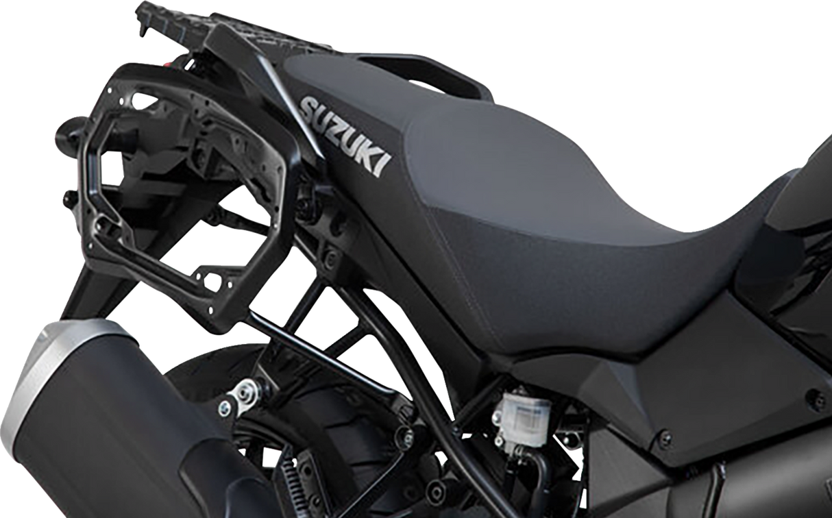 SW-MOTECH TRAX ADV Aluminum Case System - Silver - Suzuki V-Strom 1000 '14-'19 KFT.05.440.70101/S