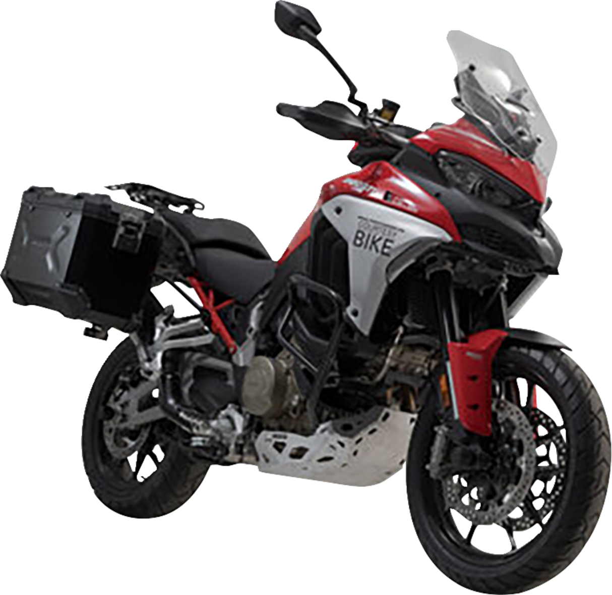 SW-MOTECH TRAX ADV Aluminum Case System - Black - Ducati Multistrada V4 '21-'24 KFT.22.822.70300/B