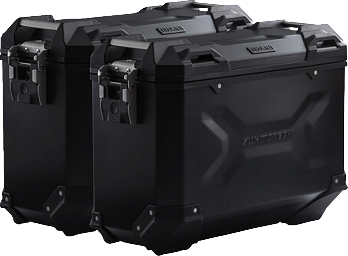 SW-MOTECH TRAX ADV Aluminum Case System - Black - Ducati Multistrada V4 '21-'24 KFT.22.822.70200/B