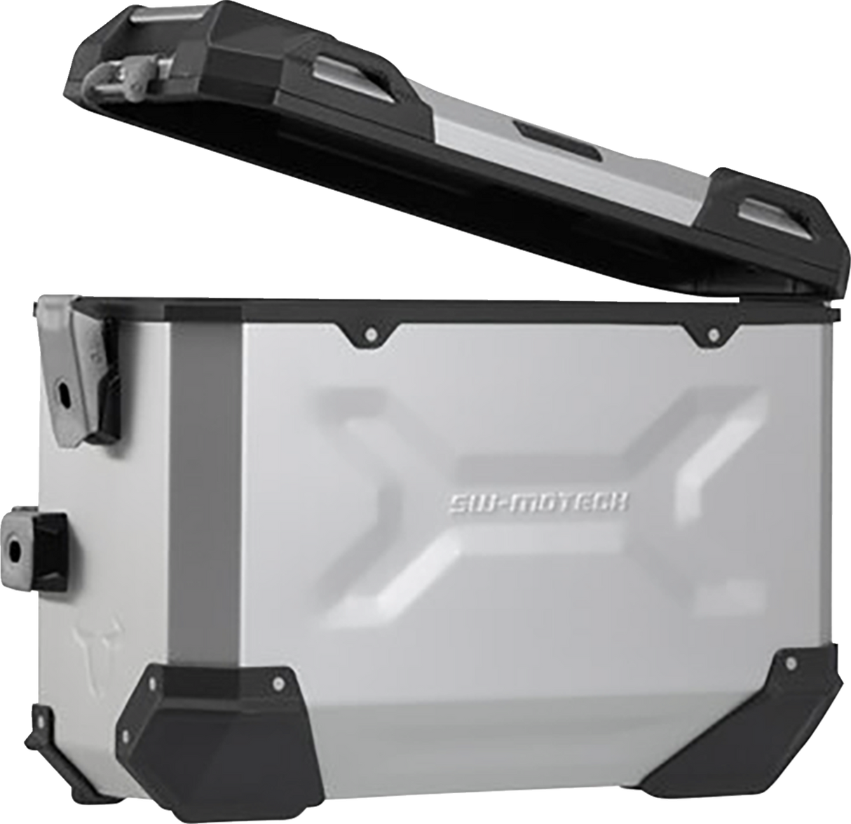 SW-MOTECH TRAX ADV Aluminum Case System - Silver - Ducati Multistrada 950/1200/1260/V2 '15-'24 KFT.22.114.70102/S