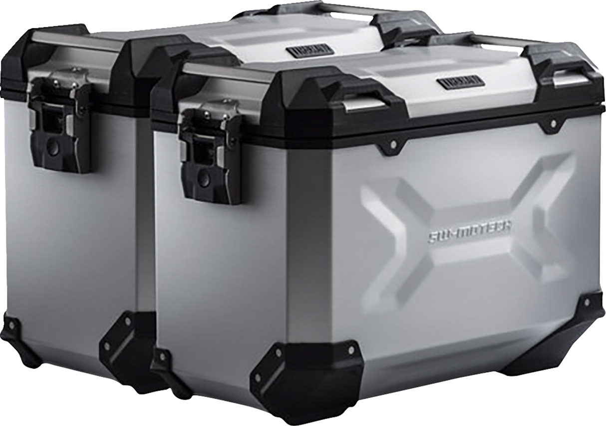 SW-MOTECH TRAX ADV Aluminum Case System - Silver - Ducati Multistrada V4 '21-'24 KFT.22.822.70300/S