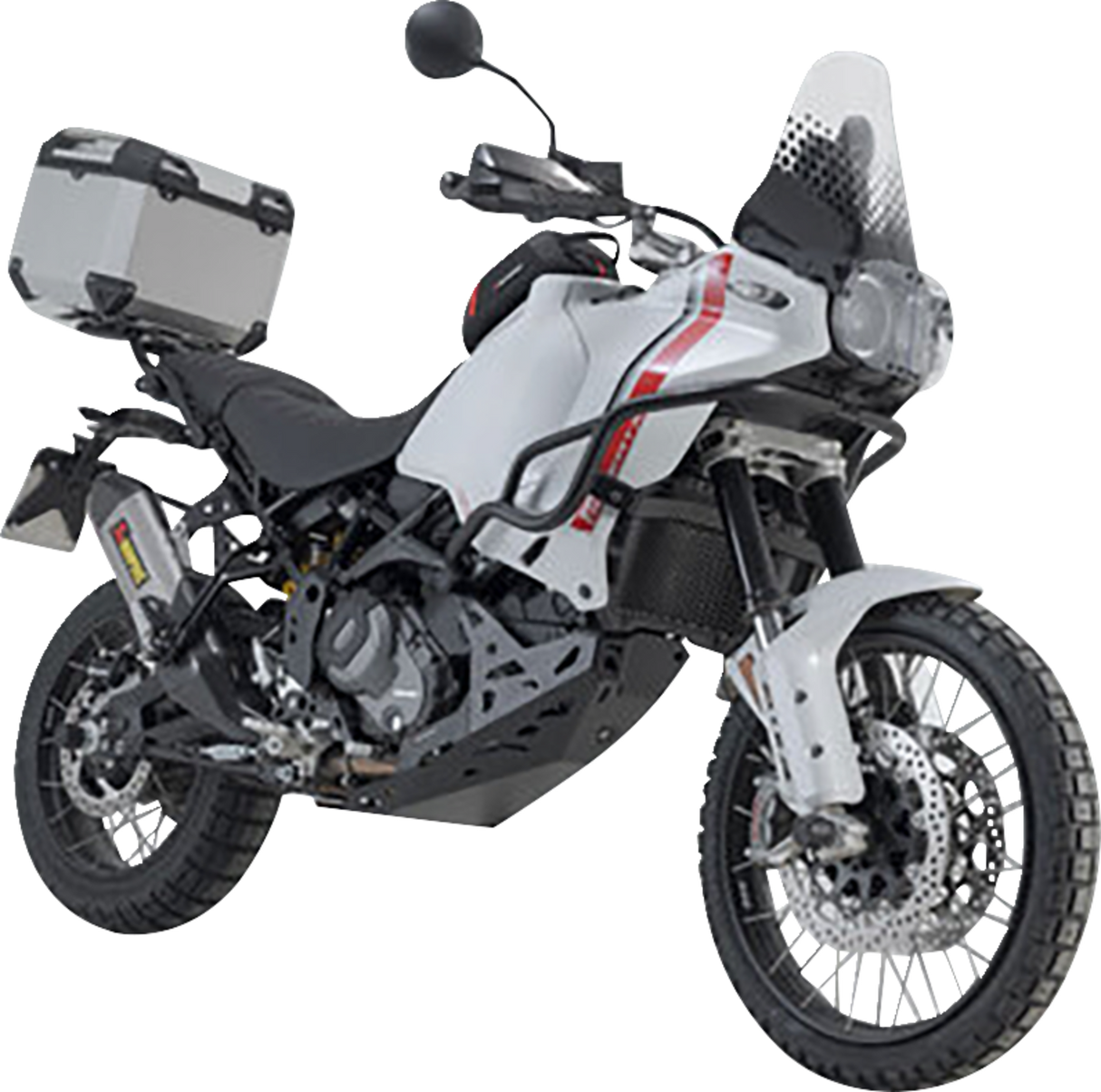 SW-MOTECH TRAX ADV Top Case System - Silver - Ducati DesertX '22-'24 GPT.22.995.70000/S