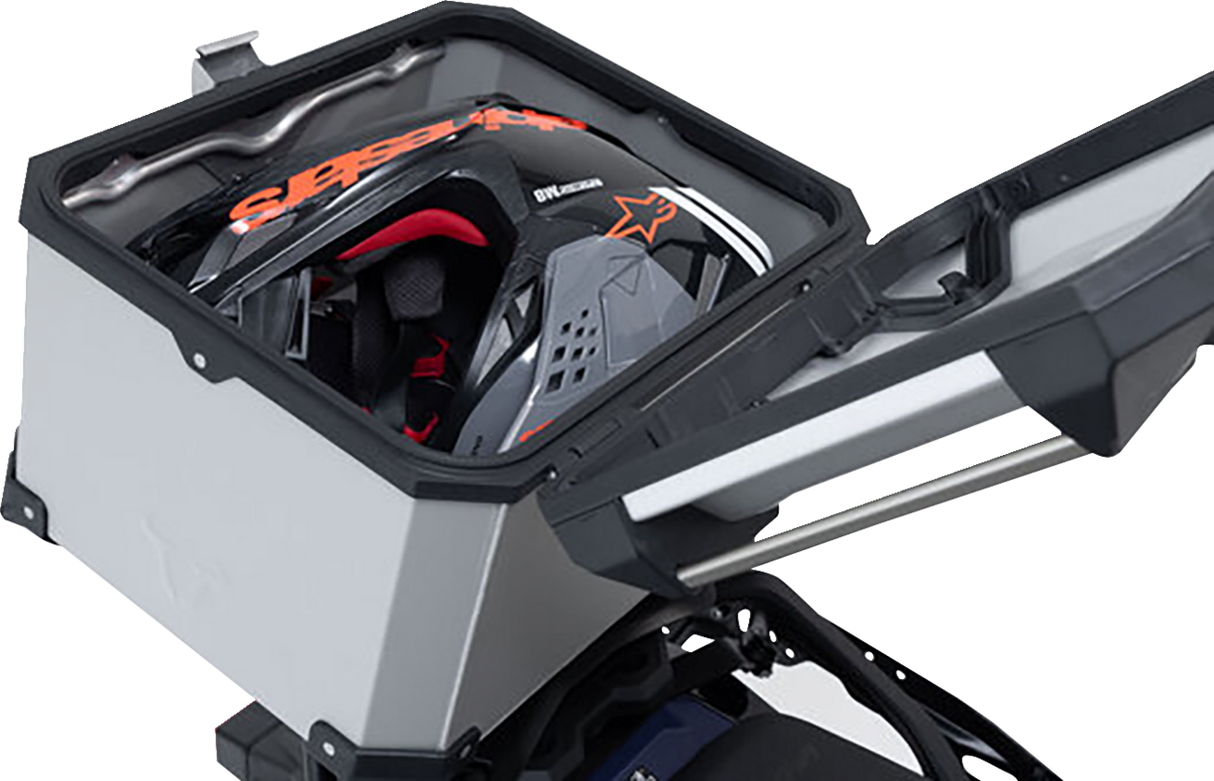 SW-MOTECH TRAX ADV Top Case System - Silver - Honda CB500/CBR500/NX500 '13-'24 GPT.01.373.70000/S
