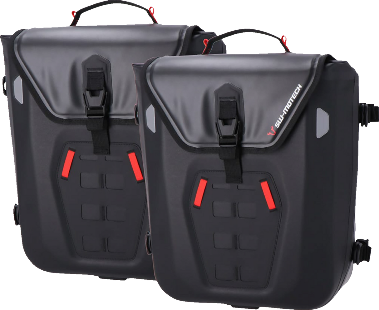 SW-MOTECH SysBag Side Bag System - Black - Triumph Speed Twin 1200 '19-'24 BC.SYS.11.928.31000B