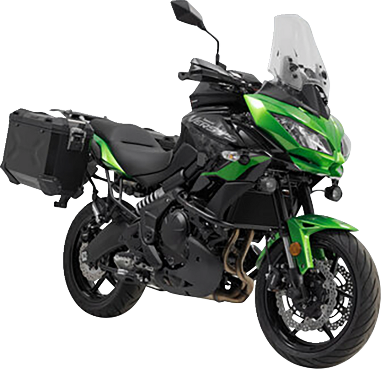 SW-MOTECH TRAX ADV Aluminum Case System - Black - Kawasaki Versys 650 '14-'22 KFT.08.518.70000/B