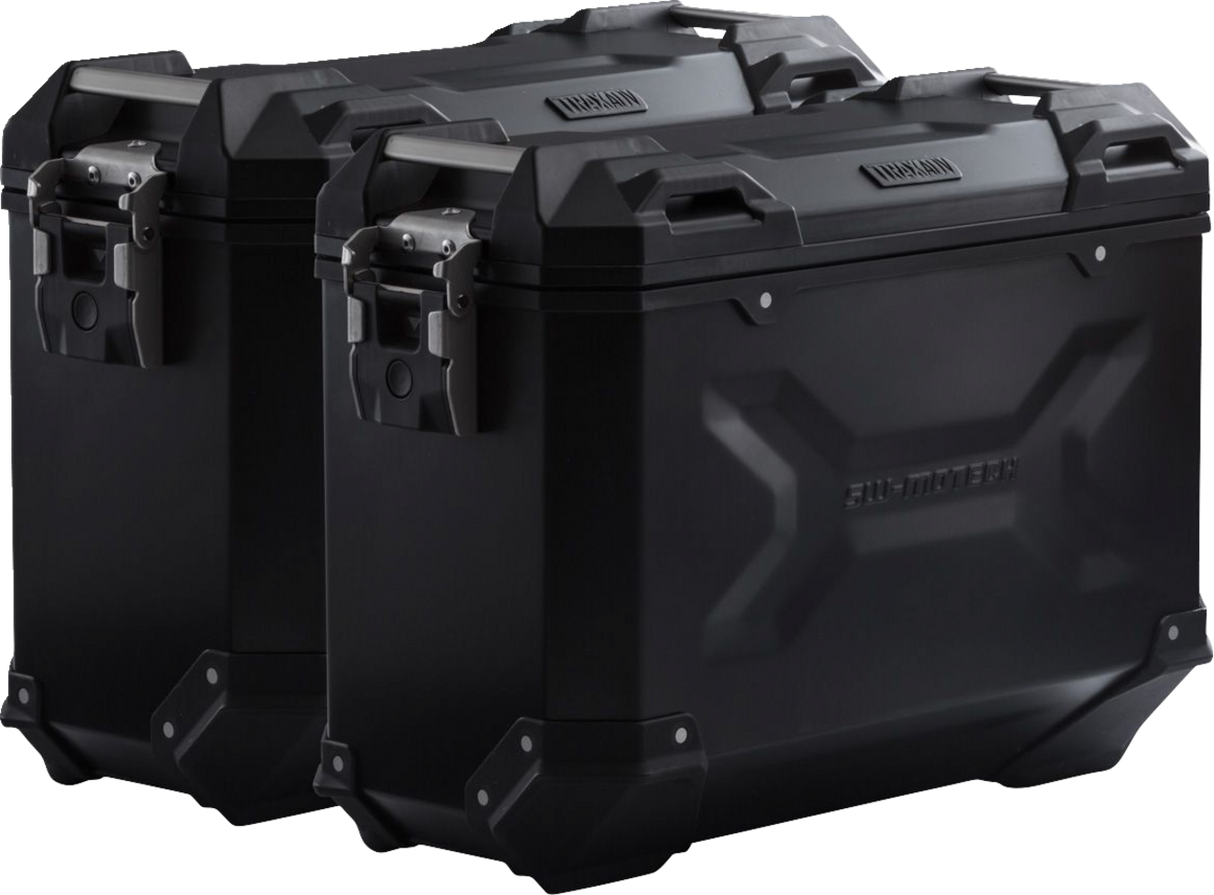 SW-MOTECH TRAX ADV Aluminum Case System - Black - BMW R 1300 GS '24 KFT.07.975.70000/B