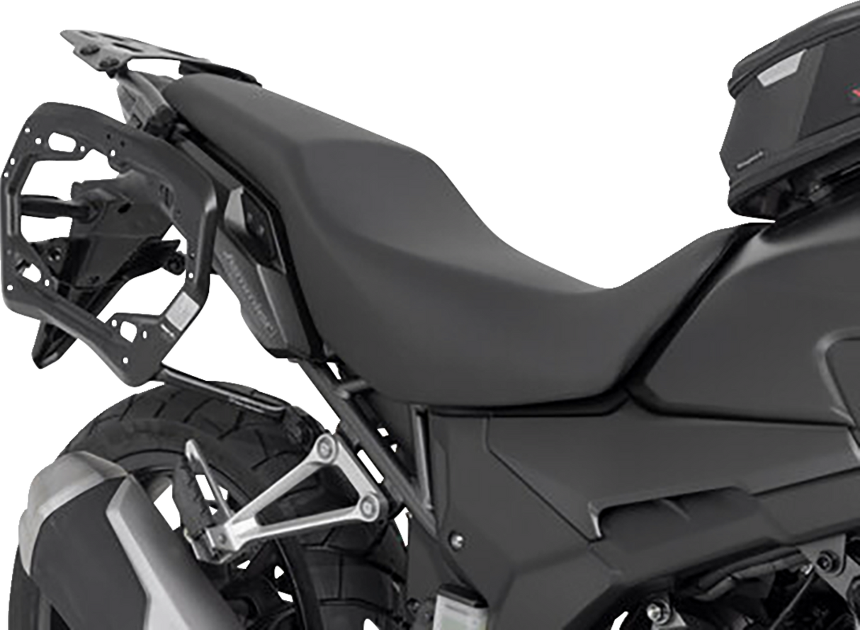 SW-MOTECH TRAX ADV Aluminum Case System - Black - Honda CB/CBR/NX 500 '13-'24 KFT.01.400.70001/B