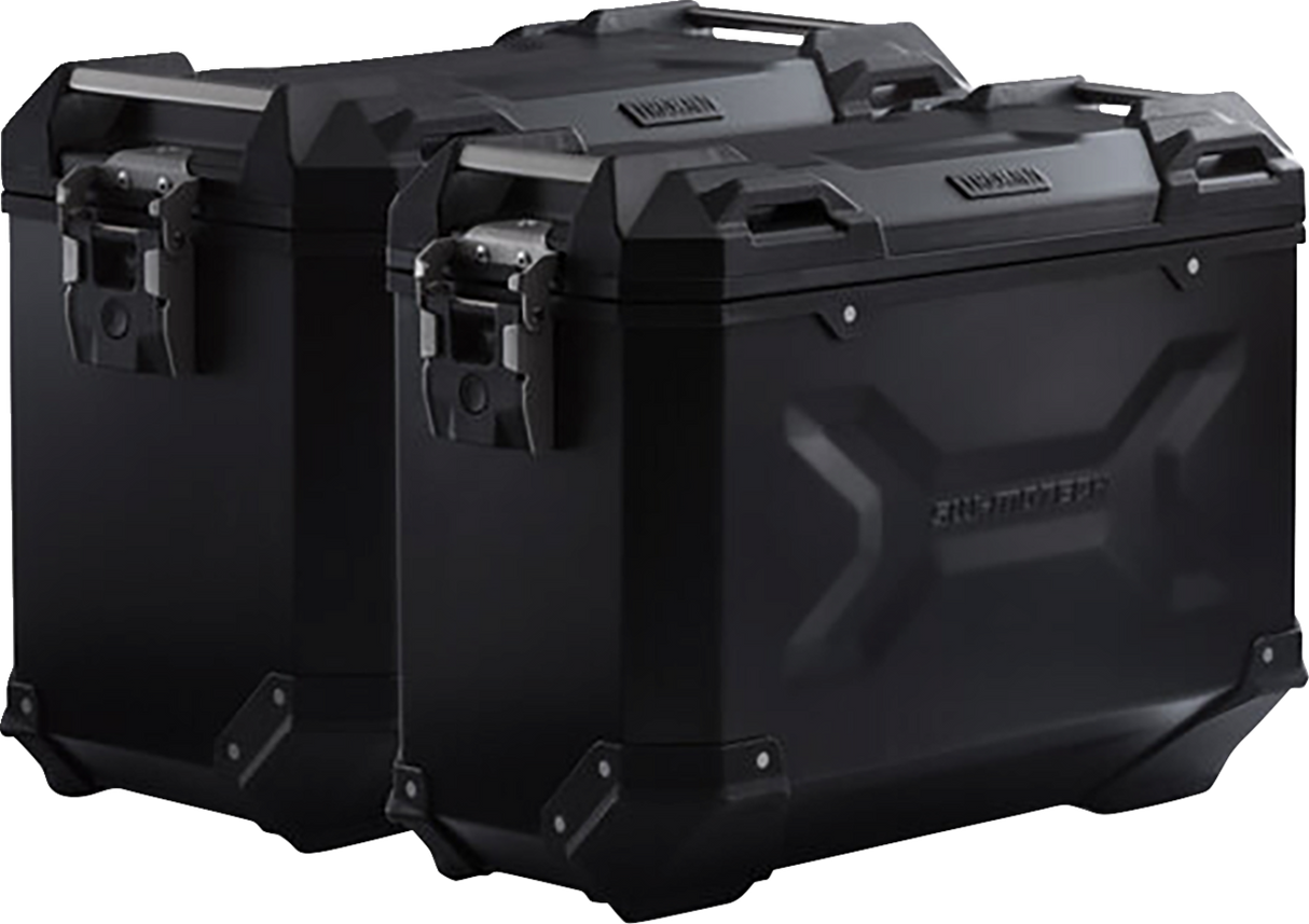 SW-MOTECH TRAX ADV Aluminum Case System - Black - BMW F 750/800/850/900 GS '18-'24 KFT.07.897.70000/B