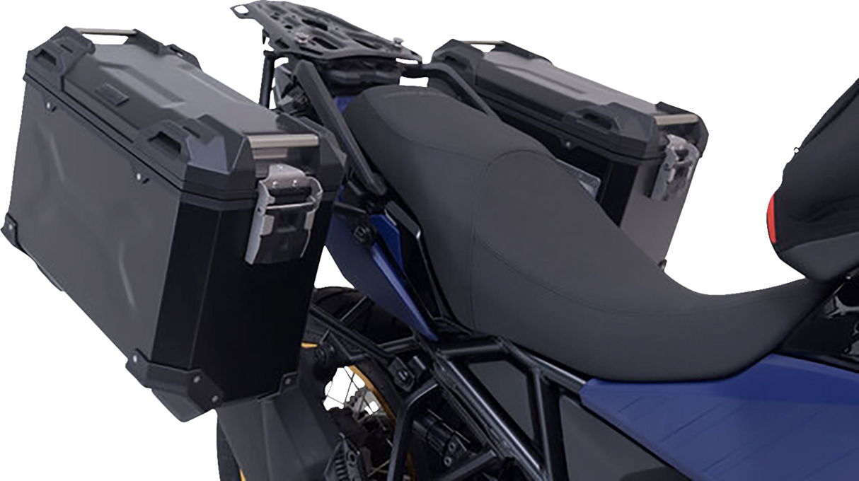 SW-MOTECH TRAX ADV Aluminum Case System - Black - Suzuki V-Strom 800 '23-'24 KFT.05.845.70000/B