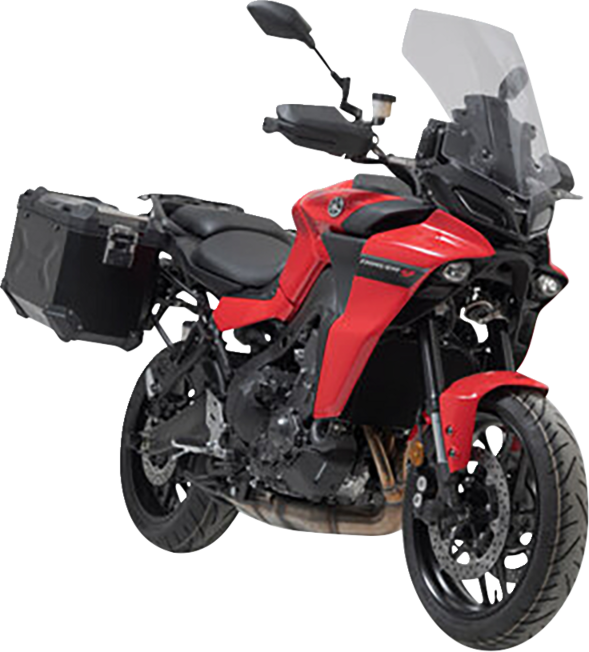 SW-MOTECH TRAX ADV Aluminum Case System - Black - Yamaha Tracer 9 GT '21-'24 KFT.06.921.70100/B