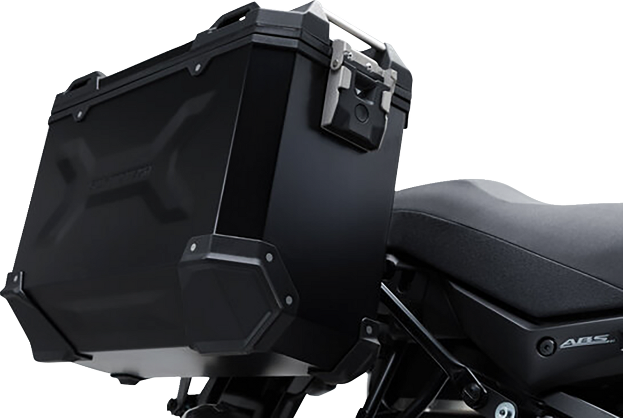 SW-MOTECH TRAX ADV Aluminum Case System - Black - Suzuki V-Strom 650 '16-'24 KFT.05.876.70001/B