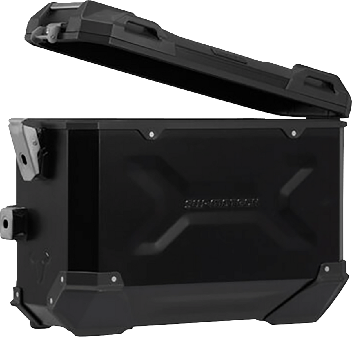 SW-MOTECH TRAX ADV Aluminum Case System - Black - Honda CB/CBR/NX 500 '13-'24 KFT.01.400.70101/B