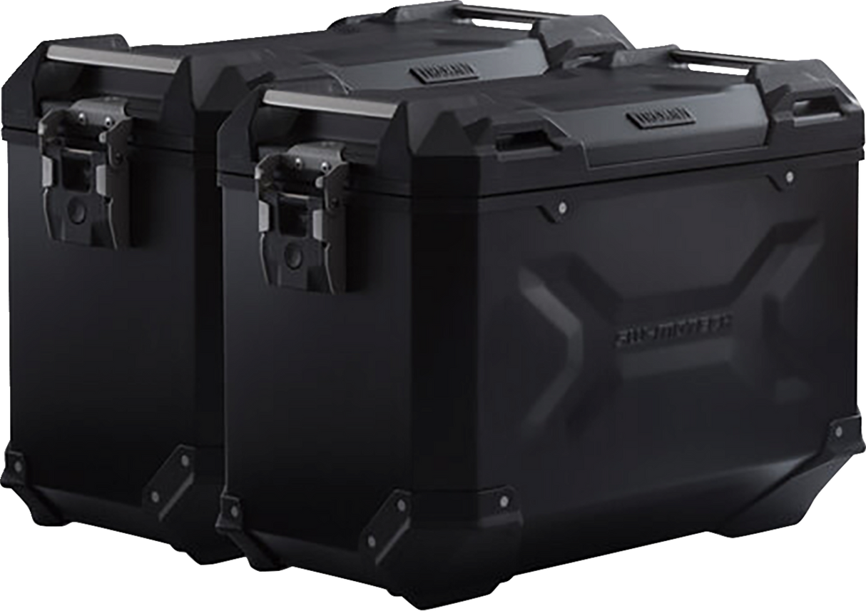 SW-MOTECH TRAX ADV Aluminum Case System - Black - BMW R 1200/1250 R '14-'24 KFT.07.573.70100/B