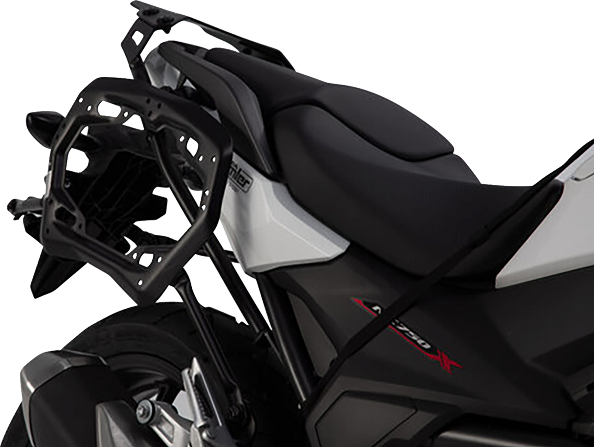 SW-MOTECH TRAX ADV Aluminum Case System - Black - Honda NC750 '16-'20 KFT.01.699.70101/B