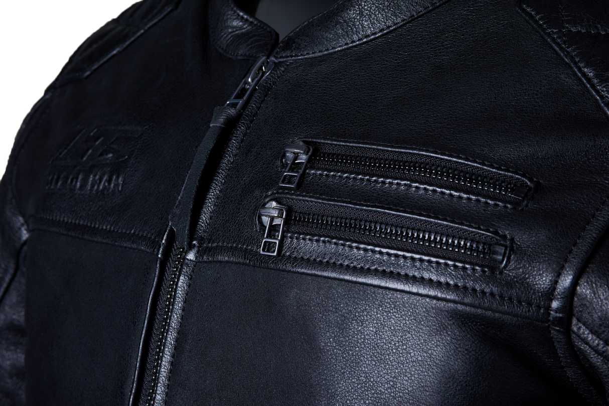 Iom Tt Hillberry 2 Ce Jacket Black Leather 3xl