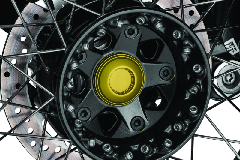 Kuryakyn Lodestar Rear Axle Sliders-BMW-Gold - Cycle City Outdoors