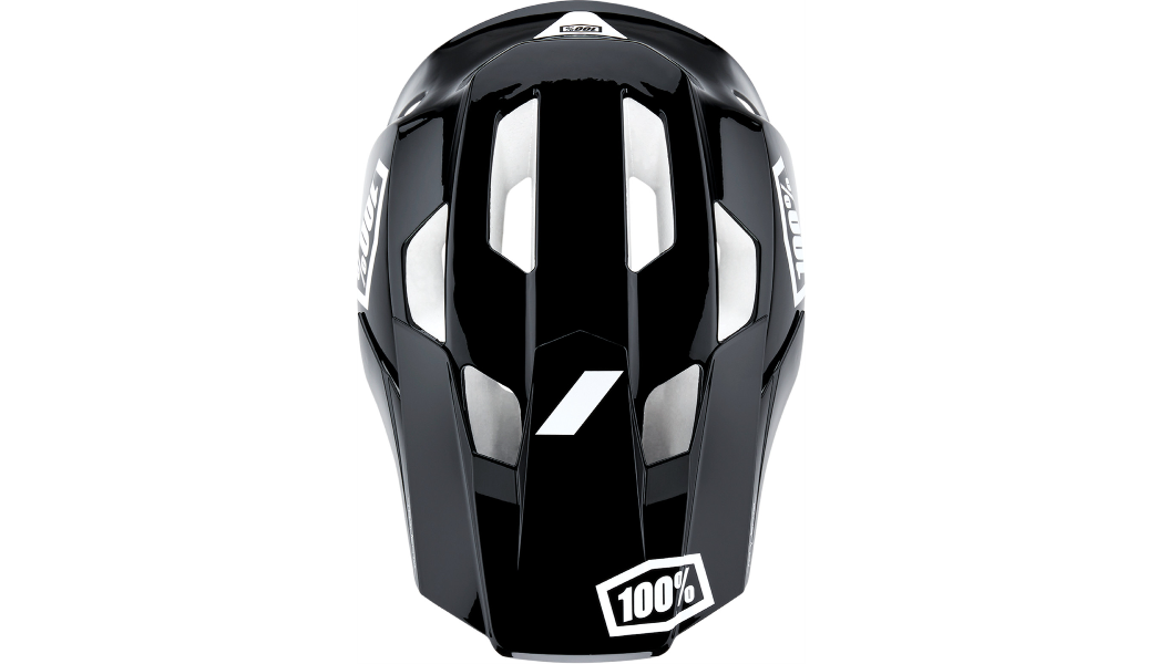 100% Trajecta Bicycle Helmet - Fidlock - Black/White