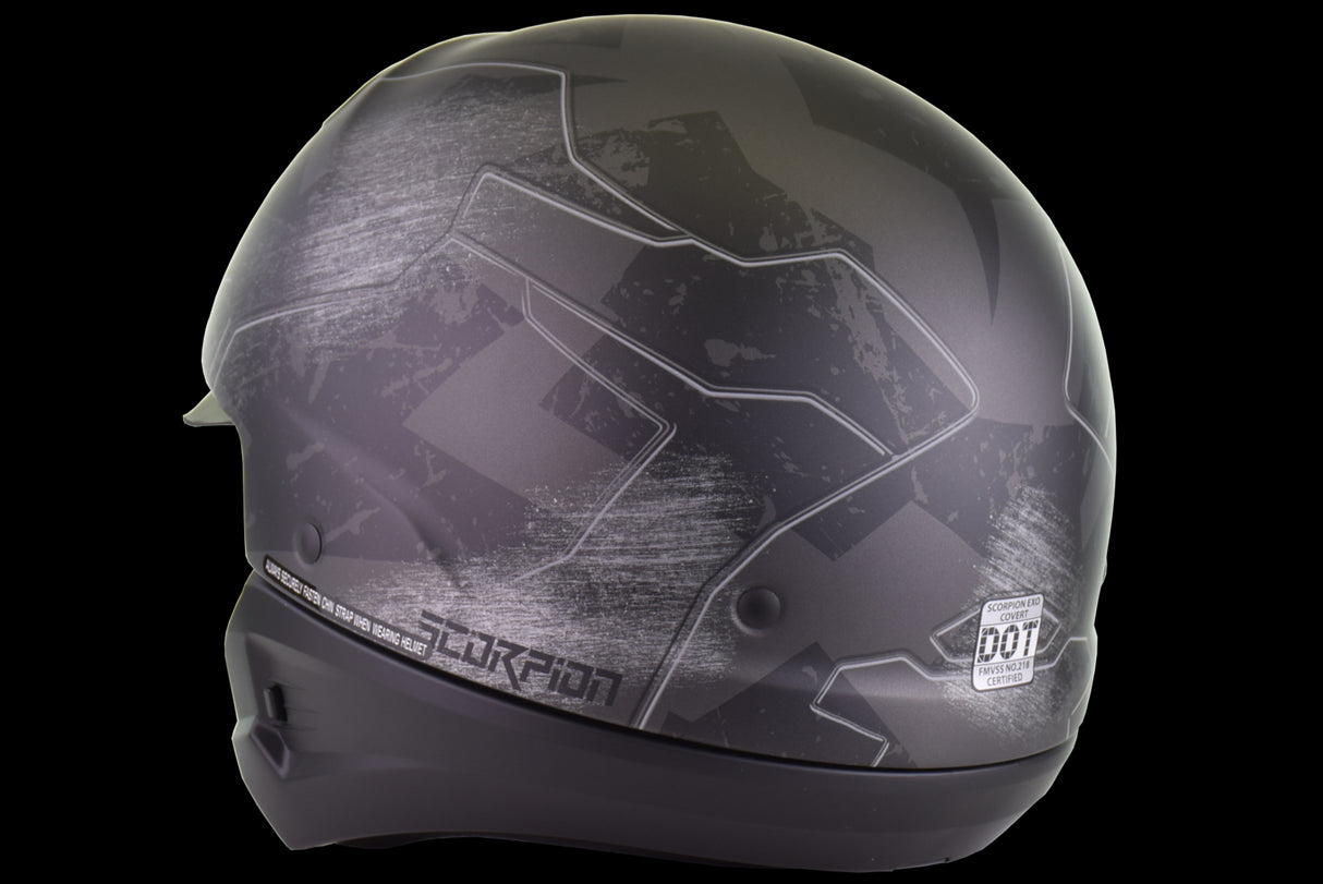 ScorpionEXO - Covert Solid Helmet - Matte Black - XL (open box)