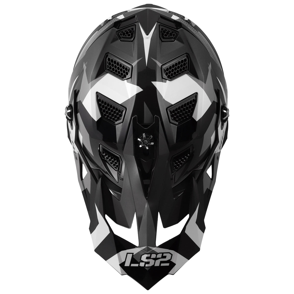 LS2 Subverter EVO Motocross Helmet | Vector | Gloss Black/Gray/White | XS–3XL | 700-1231